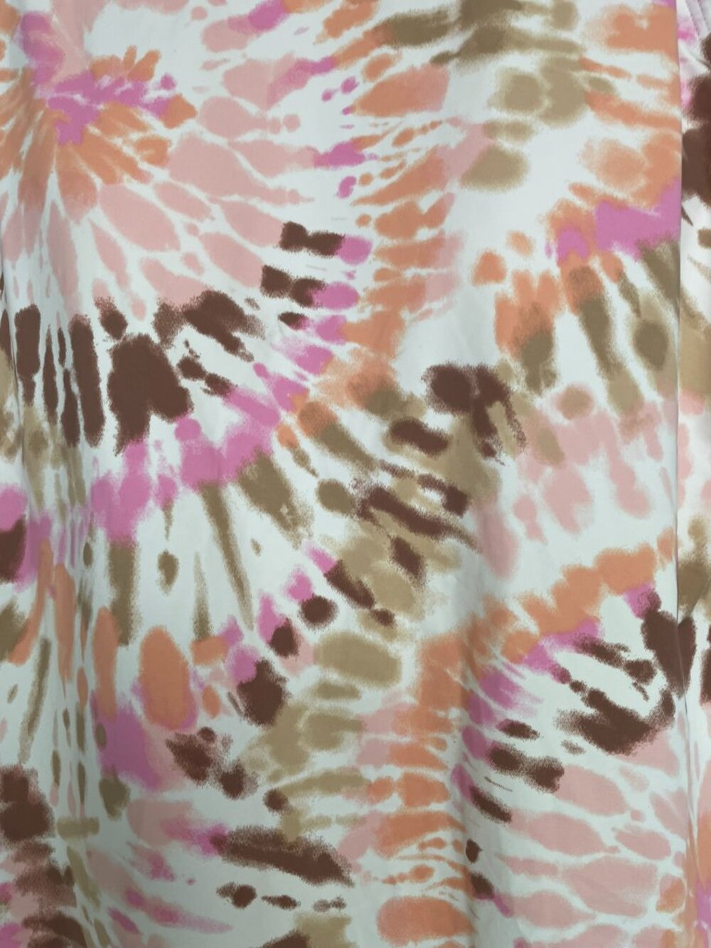 Lands' End Tie Dye Chlorine Resistant High Neck UPF 50 Modest Tankini Top 18W - Picture 3 of 8